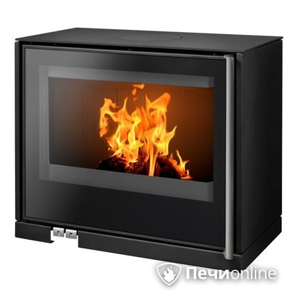 Печь-камин ABX Osaka 50, черная сталь, с креплением на стену в Щербинке